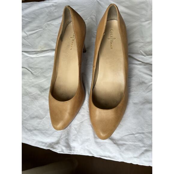 Cole Haan Tan Nude Camel Women’s Heels Size 9 Medium 3” Heel - Picture 1 of 5